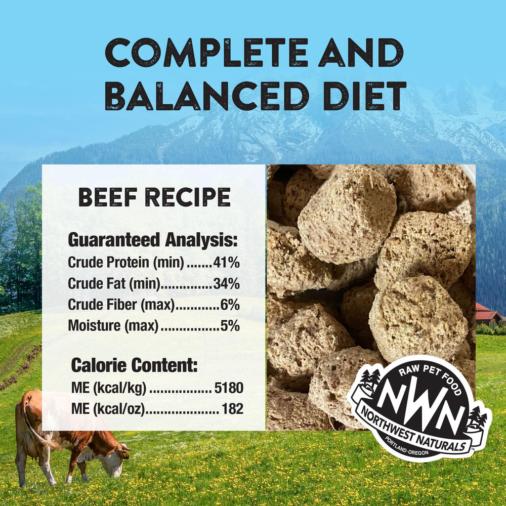 Northwest Naturals human-grade ingredients label highlighting quality