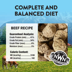 Northwest Naturals human-grade ingredients label highlighting quality