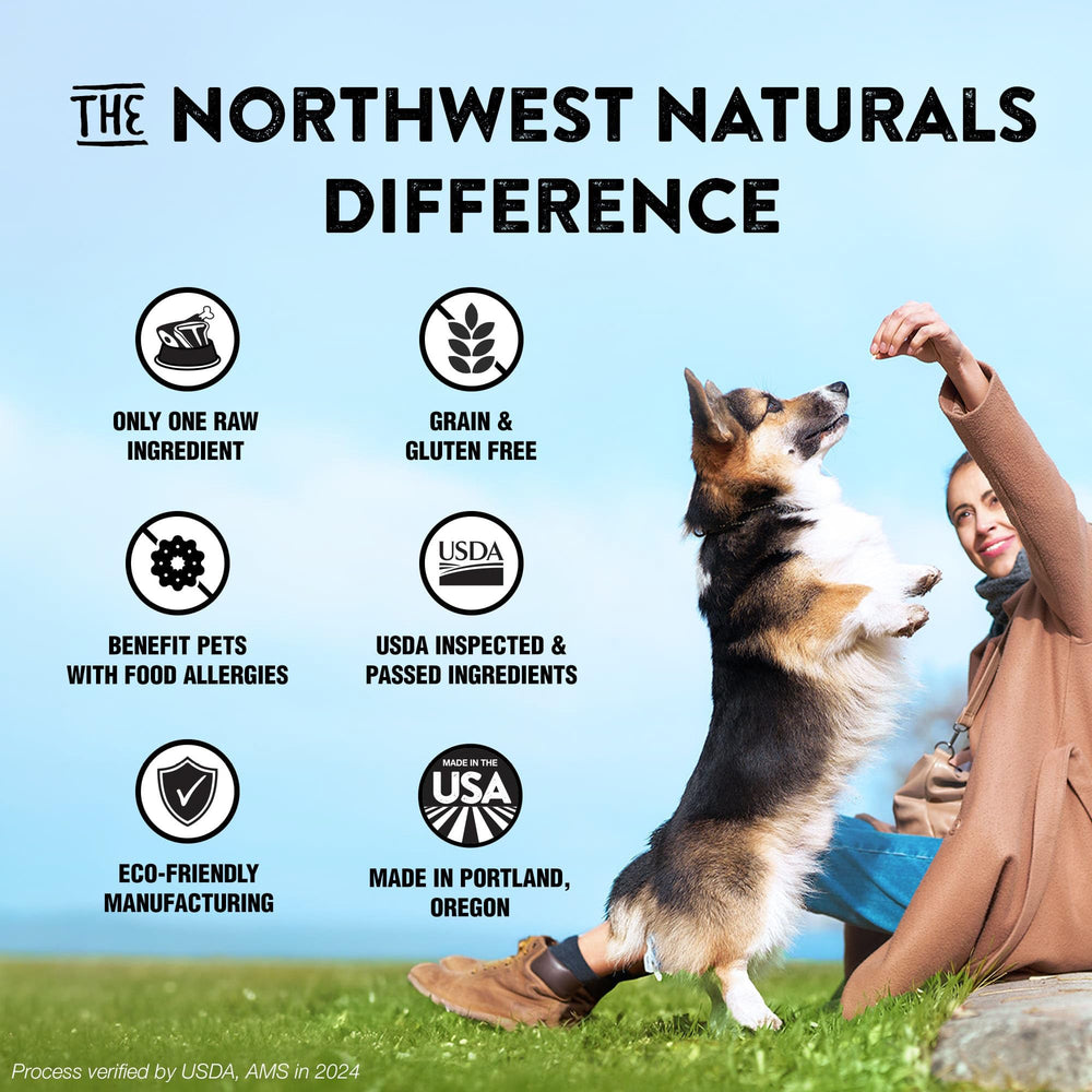 Northwest Naturals one-ingredient beef liver supports simple ingredient choice.