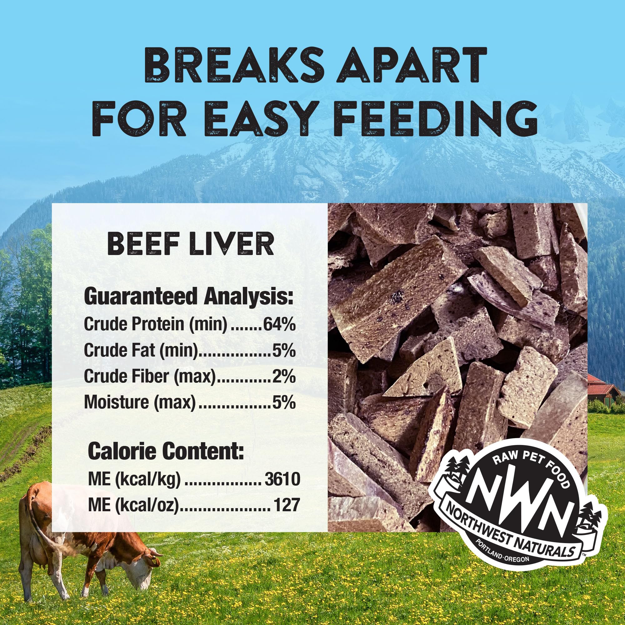 Northwest Naturals Raw Rewards bite-sized nuggets—easy training treats for dogs