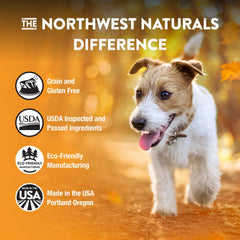 Northwest Naturals sabor agradable para perros y gatos de cualquier tamaño.
