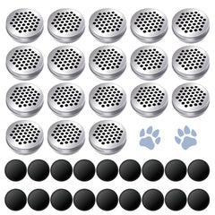 Nose Work for Dogs tin close-up shows hollow design for efficient scent release during training.