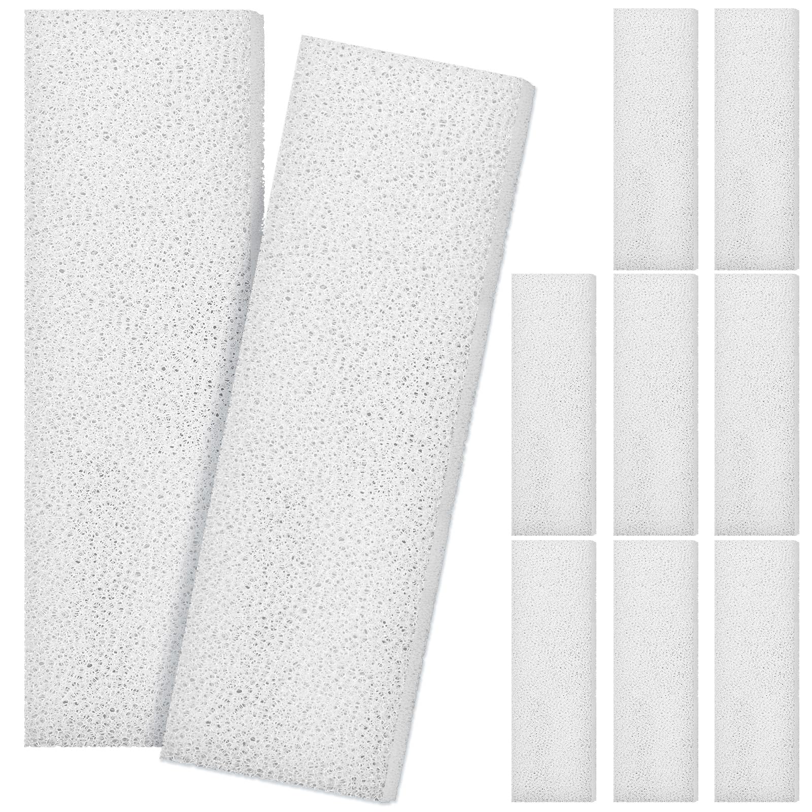 Nosiny 10-pack U3 filter foam pads side view showing compact fit for efficient filtration