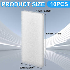 Filtro de espuma Nosiny U2 en blanco, diseño discreto para acuario