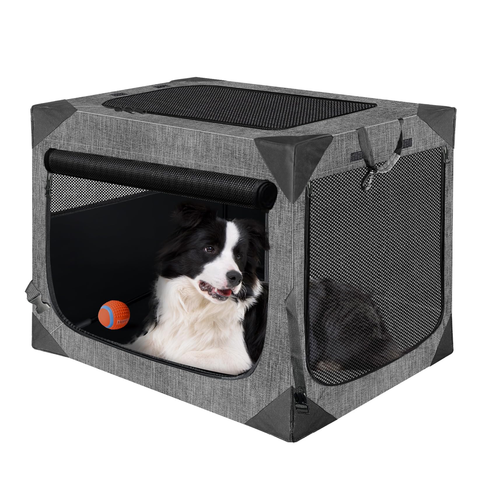 Nottia dog crate collapsible travel kennel ready for trunks and trips