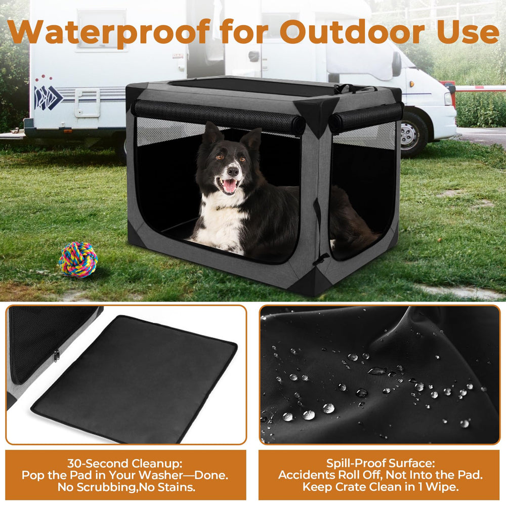 Nottia crate dimensions 36x25x25 inches for large dogs