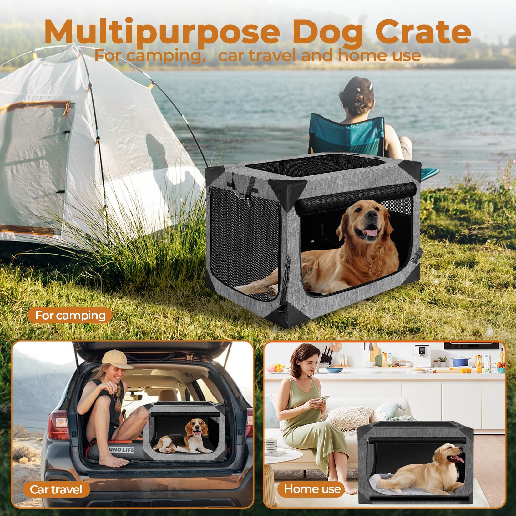 Nottia escape-proof triple-door design ensures secure travel on the road