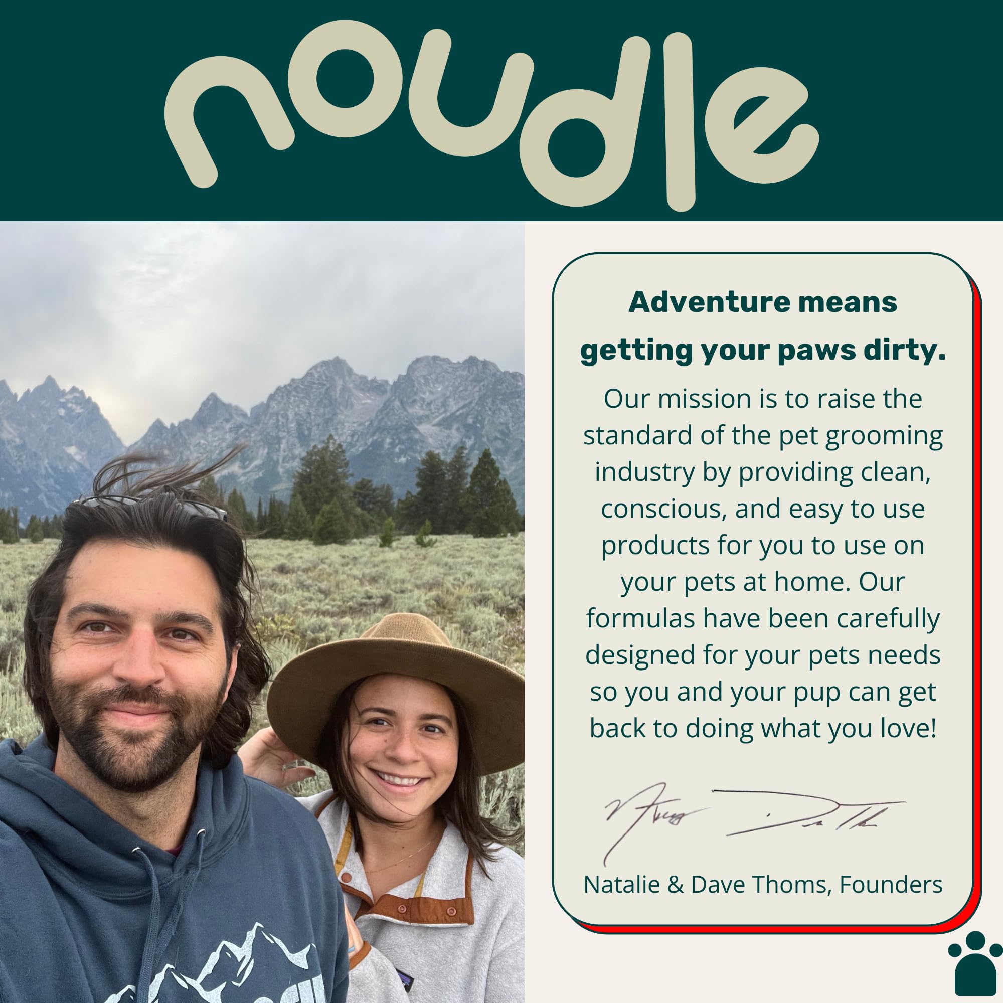 Noudle Pets lemongrass cedarwood oats blend emphasizes fresh scent and gentle hydration.