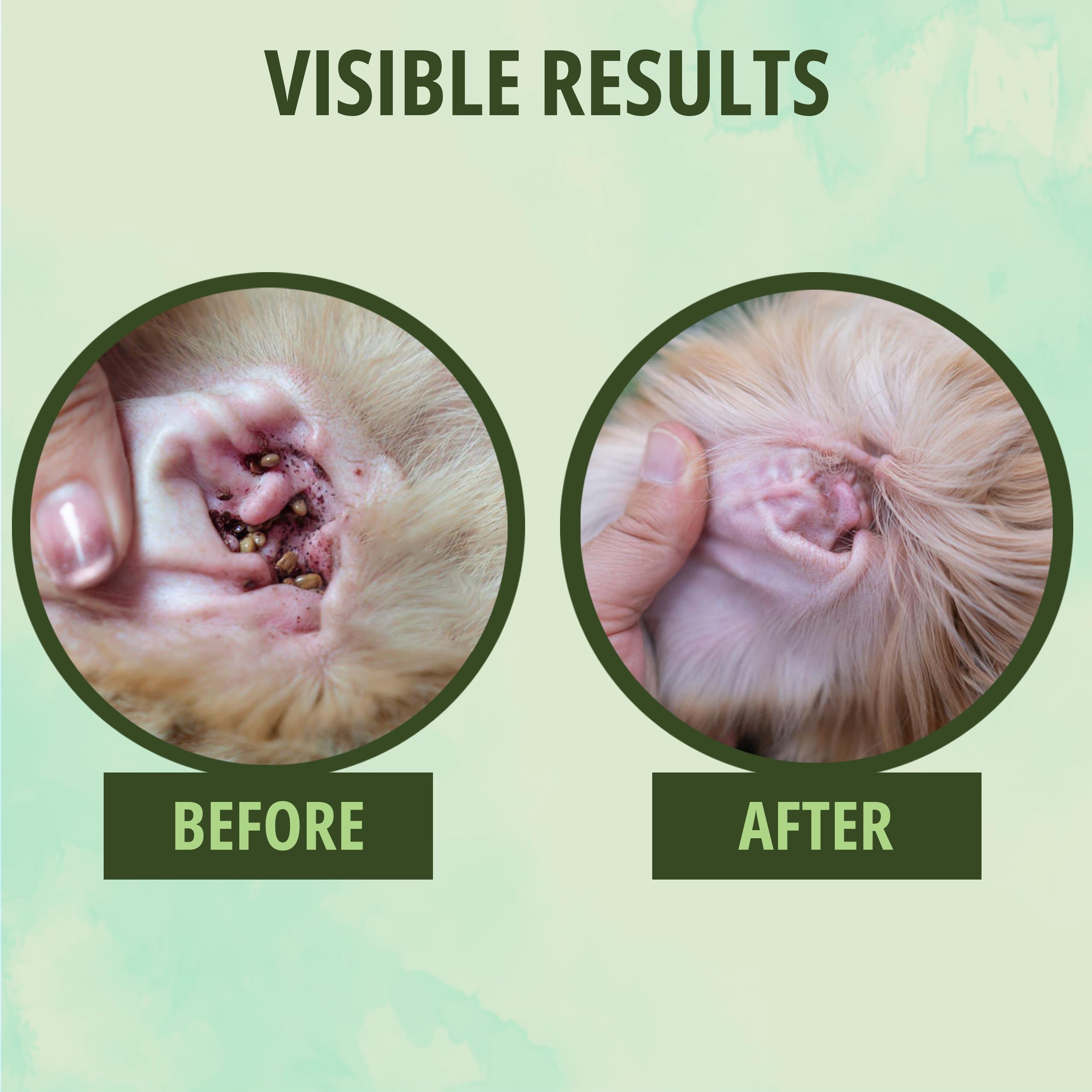 NOVEHA easy ear wipes finger-on-hand usage for better control