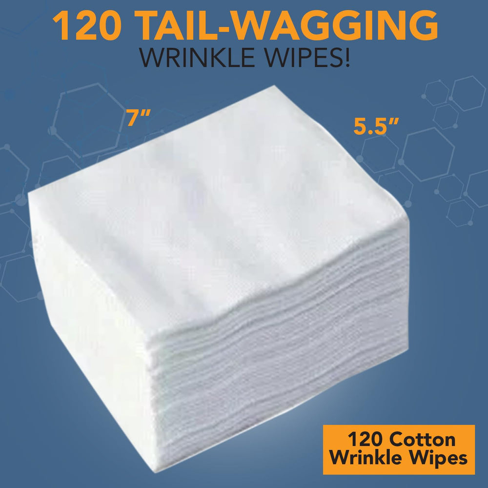 NOVEHA wipe targets tail pockets and odors for freshness.