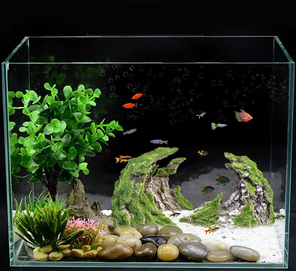Novelsite aquarium decor scenery enhances vivid scenes with bright colors and lifelike detail.