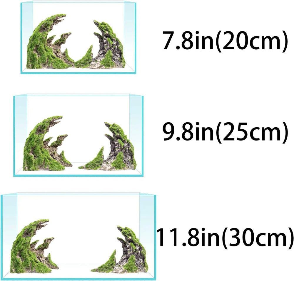 Novelsite colorful aquarium scene adds vibrant focal points for engaging tank displays.