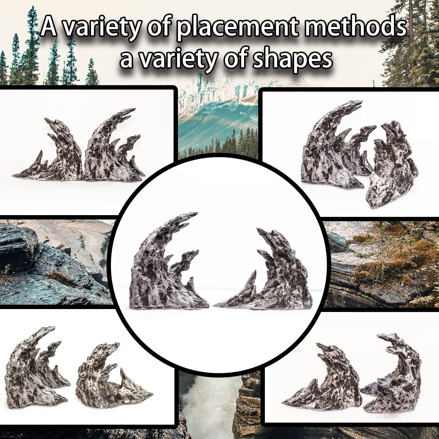 Novelsite Jagged Canyon Rock Formation textured surface provides realistic canyon surfaces for tanks