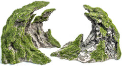 Novelsite rock ornament closeup highlights durable, fish-safe texture for natural underwater aesthetics.