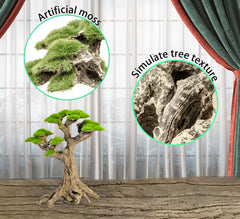 Novelsite small-tank centerpiece bonsai fits compact aquariums with style.