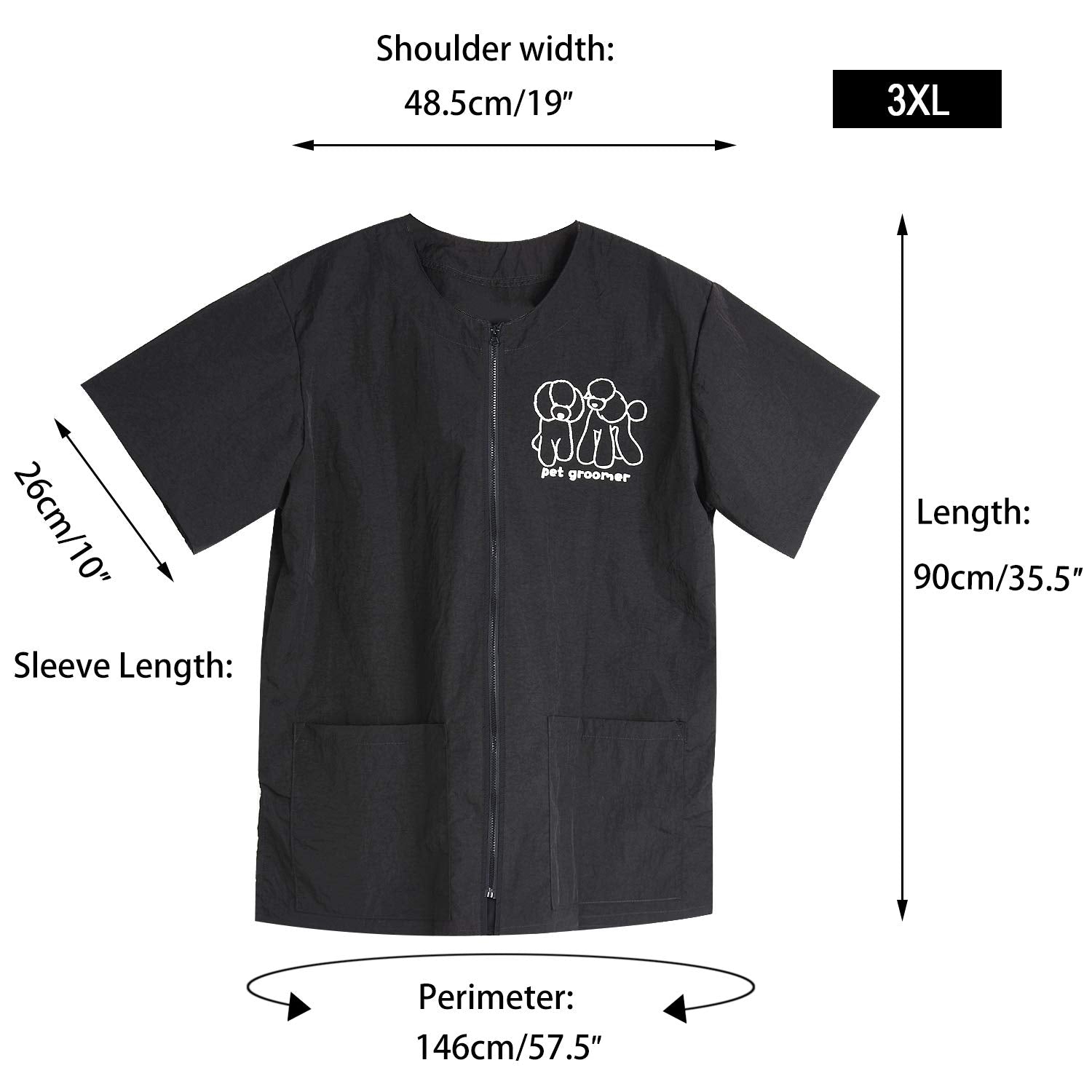 Noverlife waterproof anti-static fabric keeps clothing clean and comfortable.