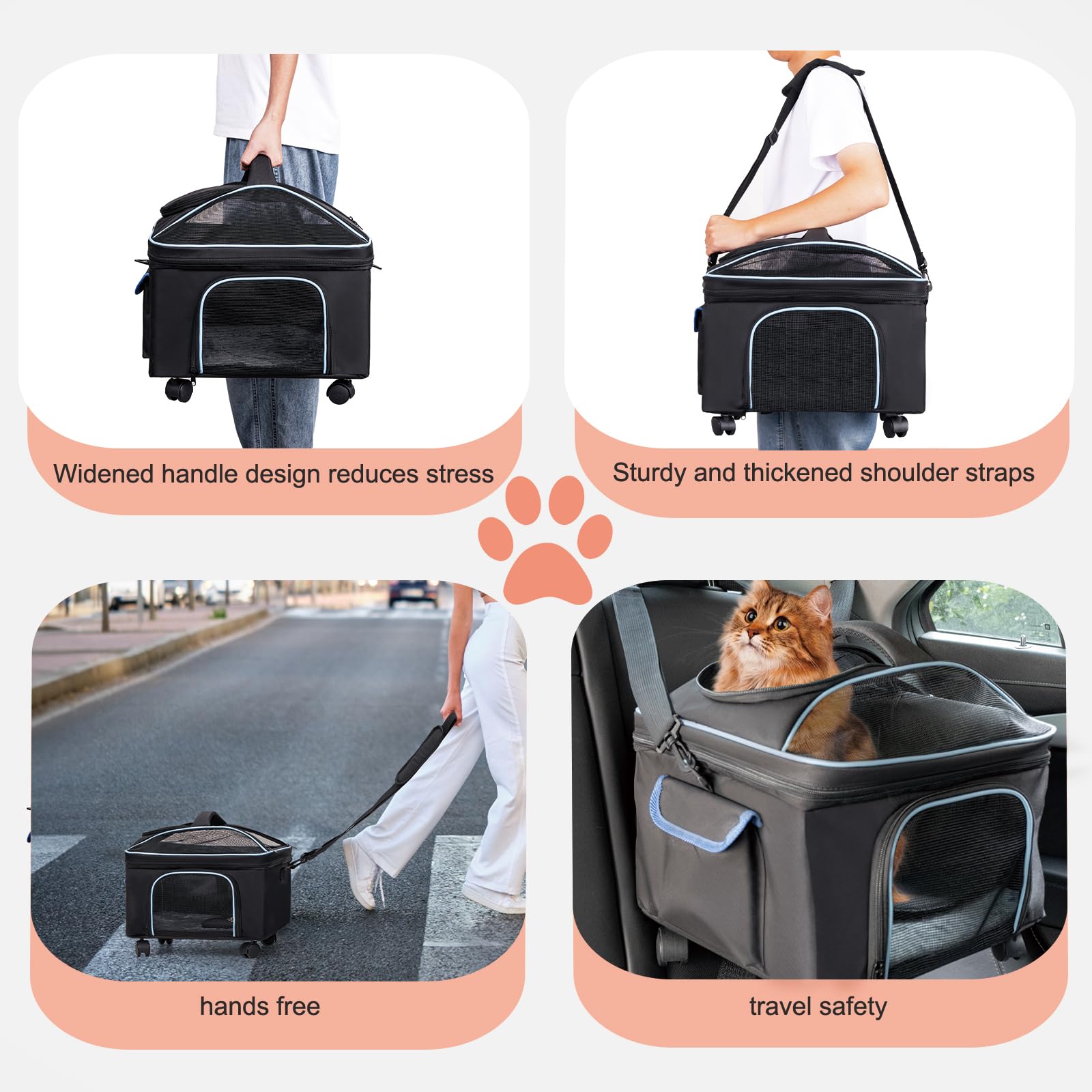 NOVOLAB car seat installs around the headrest, compatible with front or rear seats.
