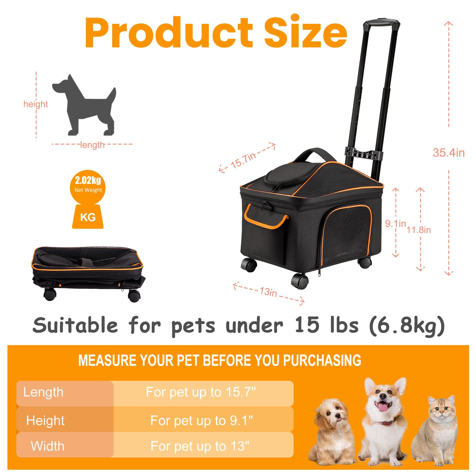 NOVOLAB carrier includes a comfy mat for pet comfort during trips