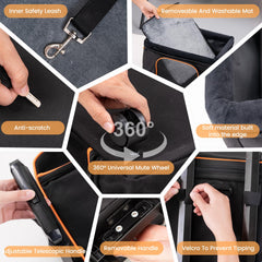 NOVOLAB rolling carrier supports multi-use travel from car to suitcase