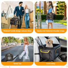 NOVOLAB pet carrier top opening entry for easy access