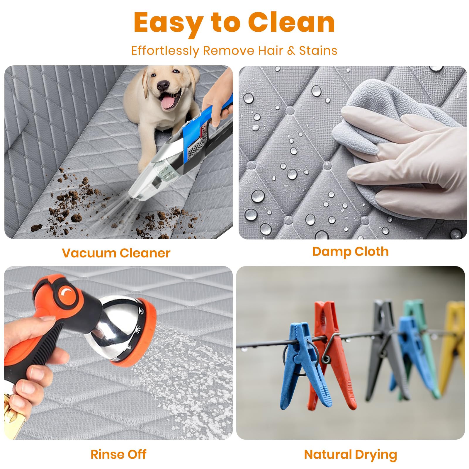 Novotopia seat cover is easy to install and quick to clean.