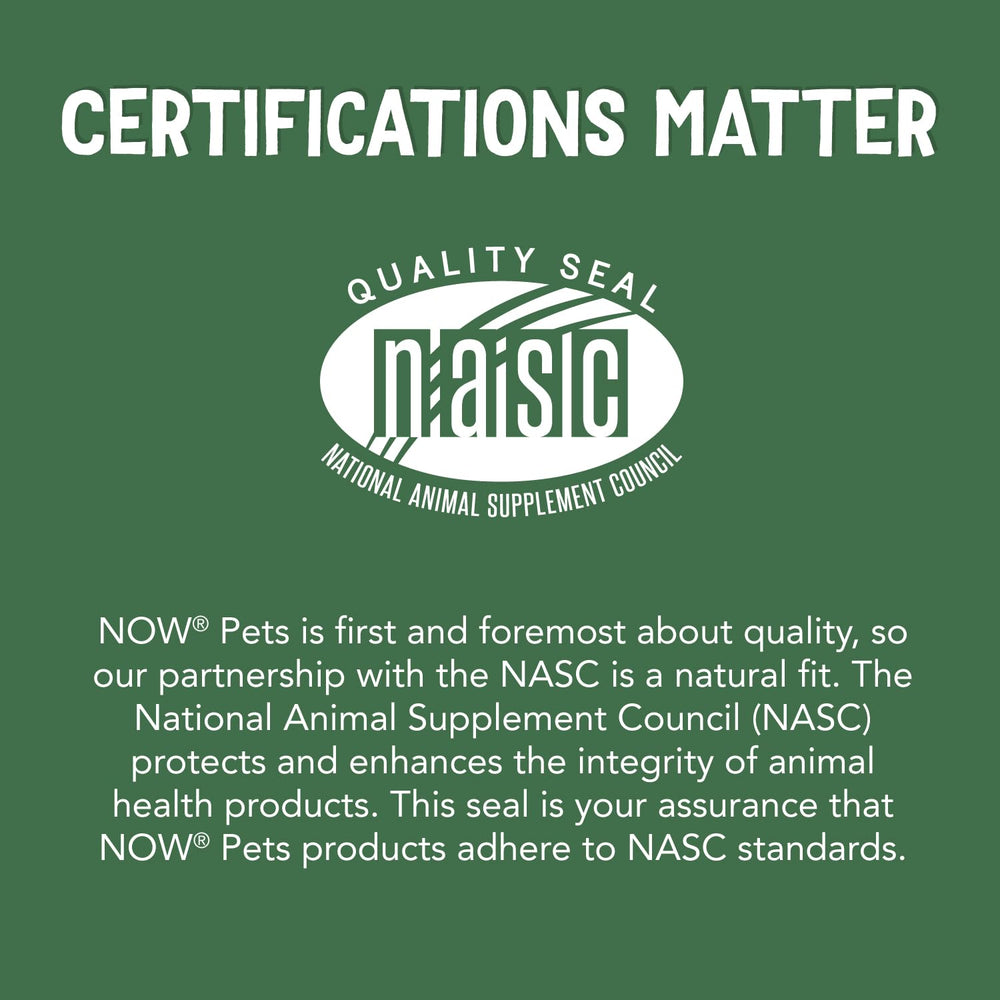 NOW Pets Pet Allergy chewables for dogs and cats suitable for daily use