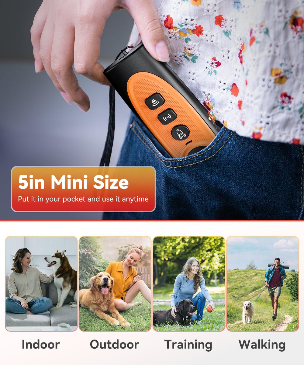 NoxLumina compact size fits in pocket or leash pouch for easy carry