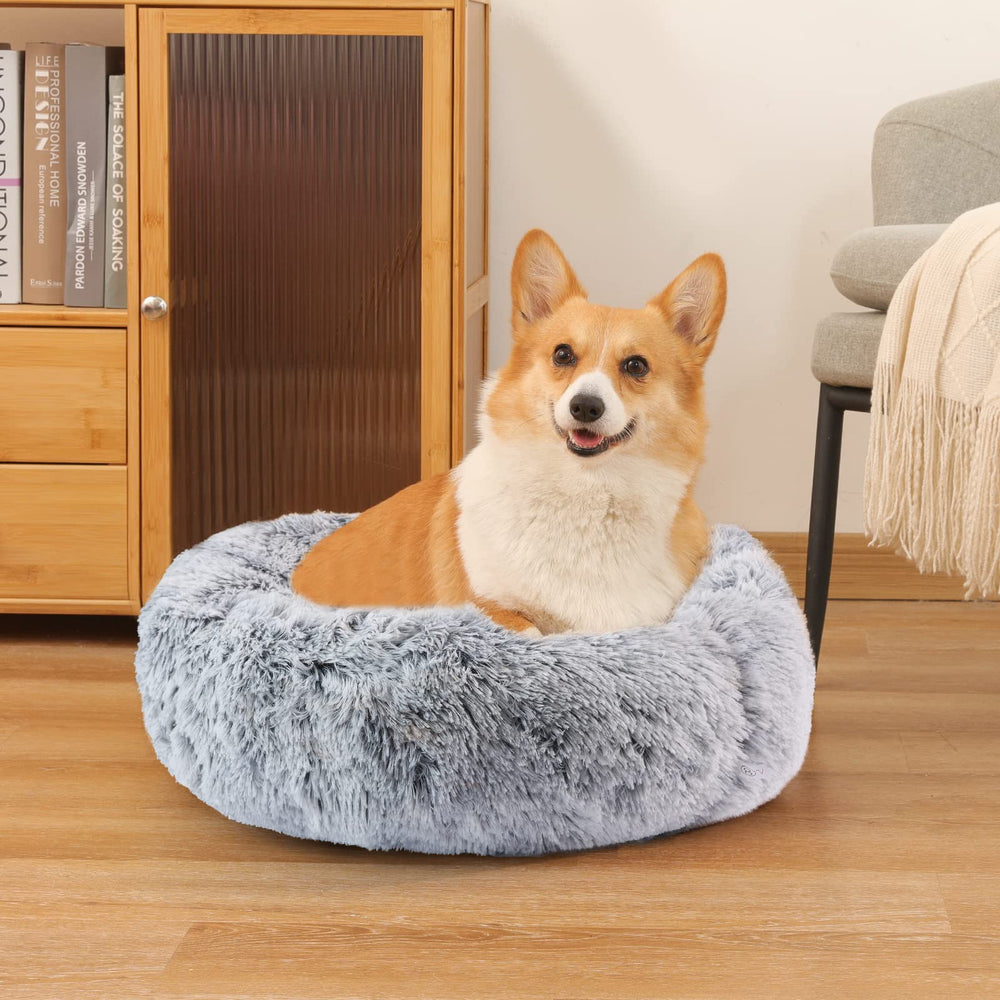 NOYAL Calming Donut Bed machine-washable cover for easy cleaning routine