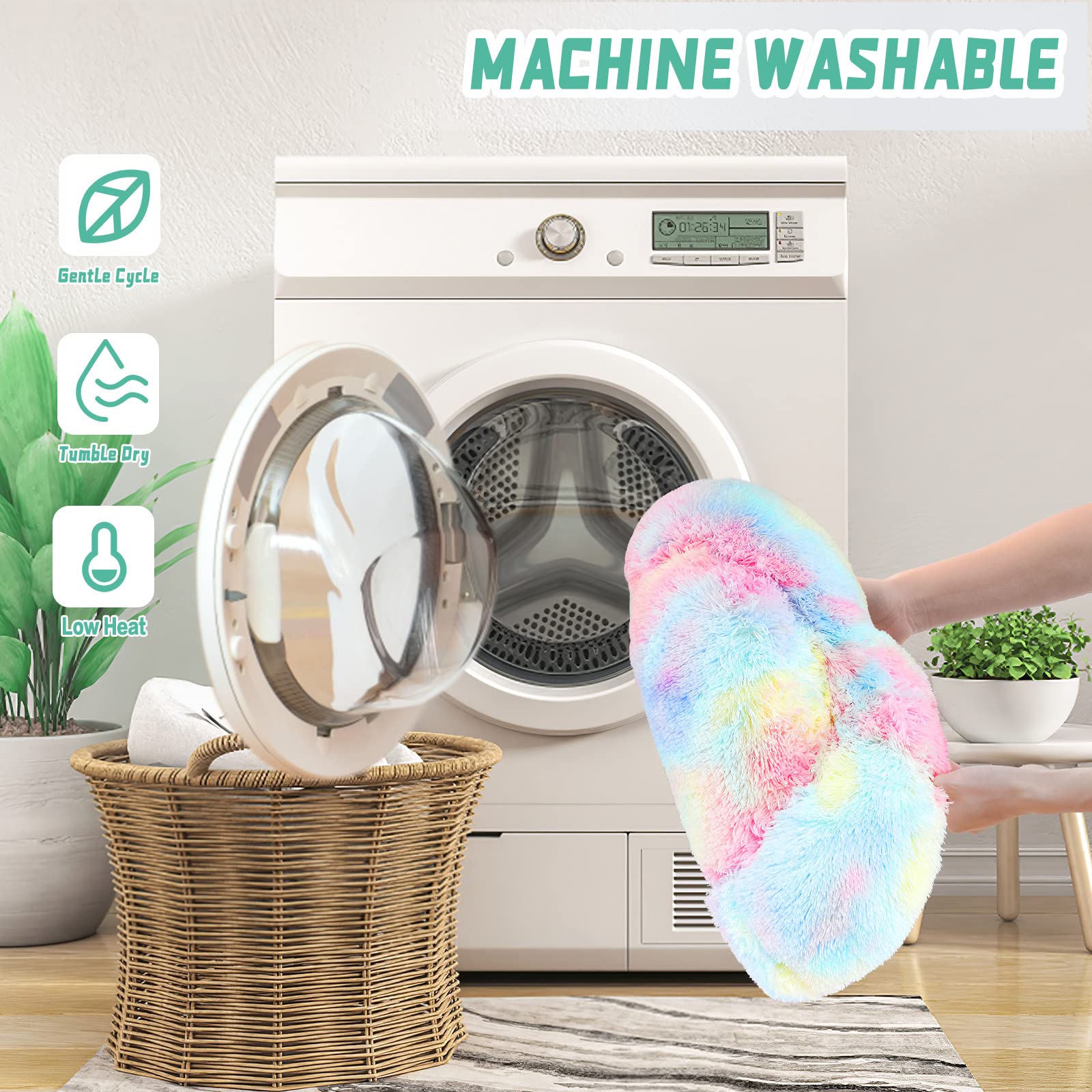 NOYAL Calming Donut Bed machine-washable cover simplifies cleaning and upkeep.