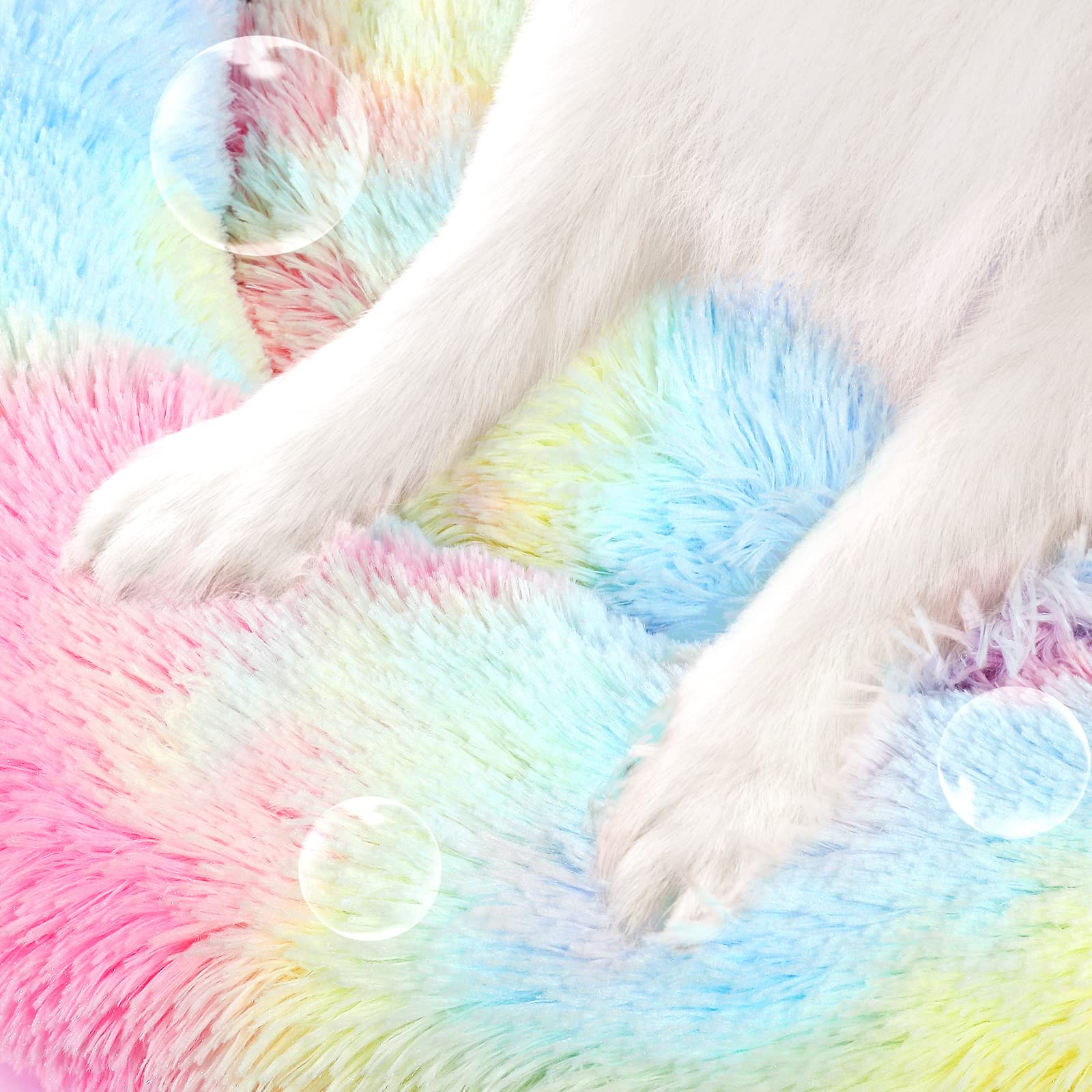 NOYAL Calming Donut Bed non-slip base ensures stable placement during play and rest.