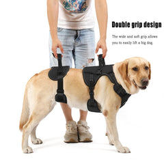 NOYAL dog lift harness front and rear leg assist during stairs transfers
