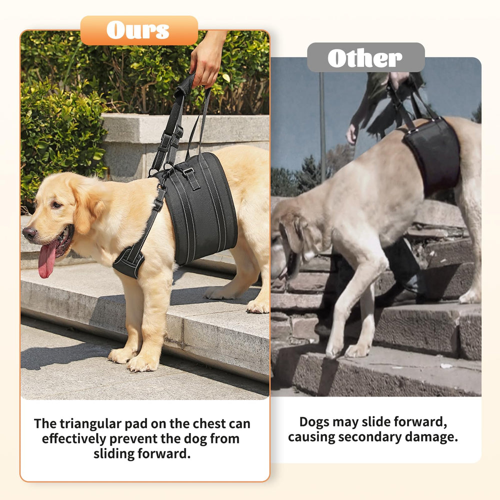 NOYAL Dog Lift Harness Sling post-surgery support stabilizes recovery during short lifts