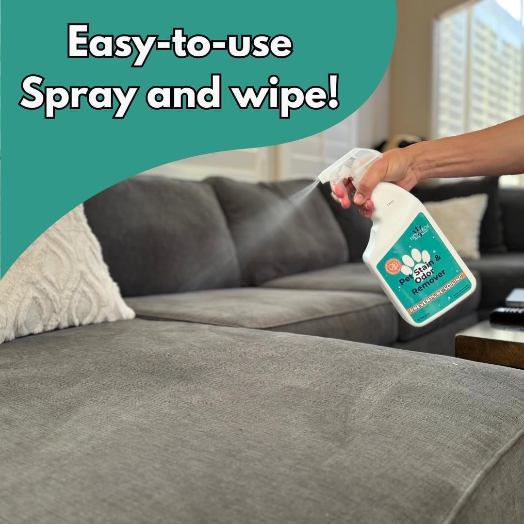NOYATECH Stain Remover mattress-pillows scene suggests hygienic refresh on bedding.