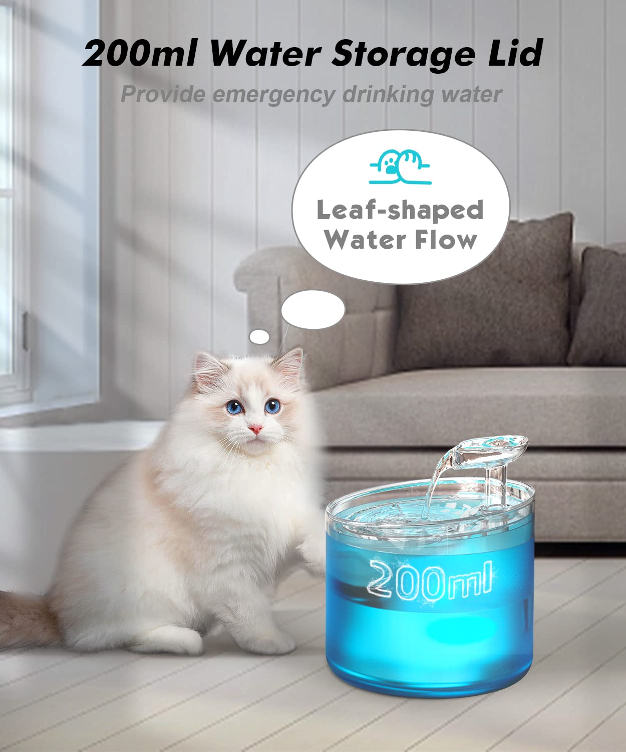 NPET WF100 filter sponges pack shows multi-layer filtration for cleaner water.