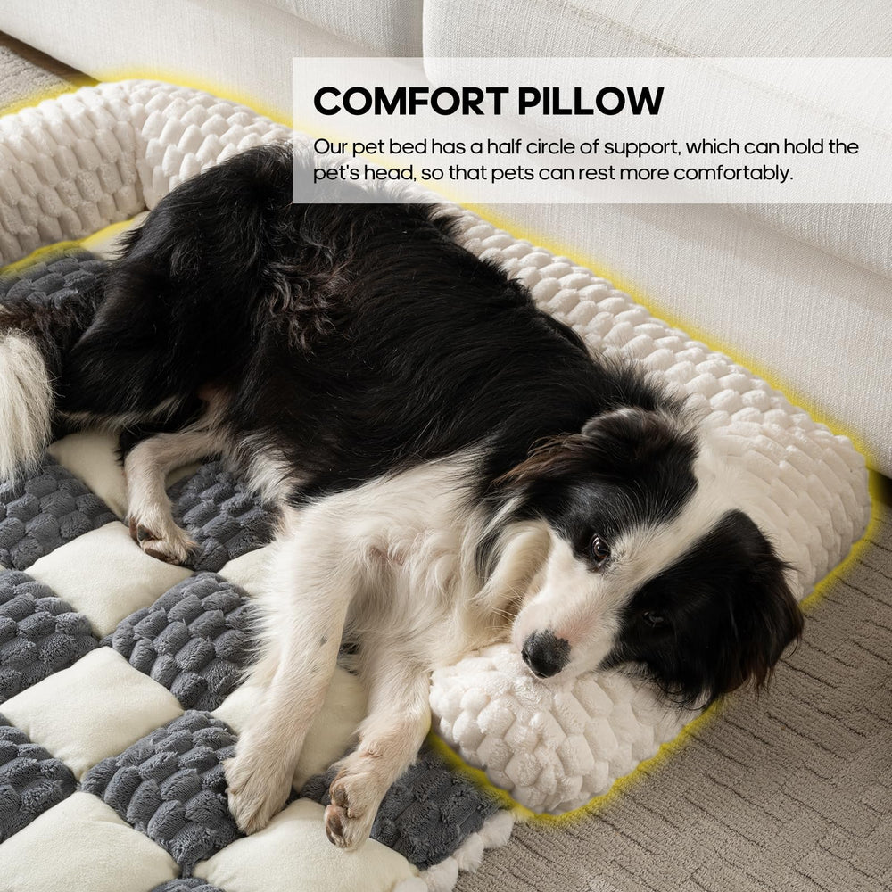 Npetrsnug dog couch bed machine washable fabric for easy cleaning