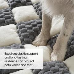 Npetrsnug dog couch bed non-slip bottom anchors on sofa or floor