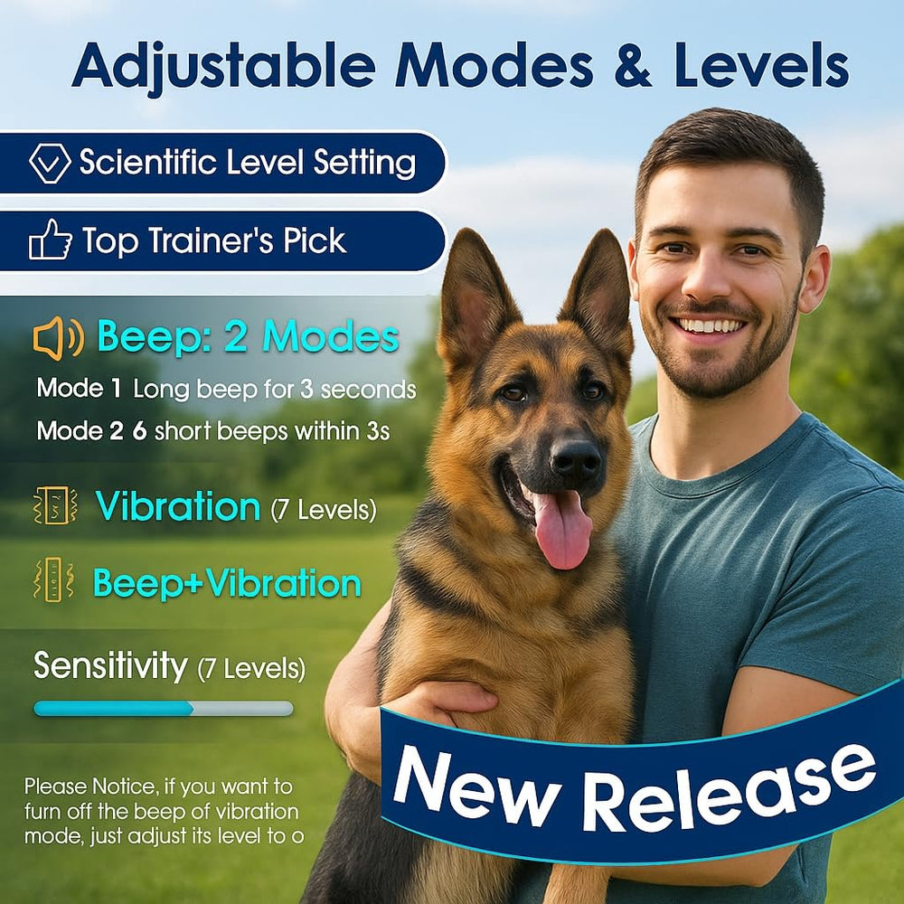 NQQHNN 1S Stop Barking collar adjustable settings for personalized training.