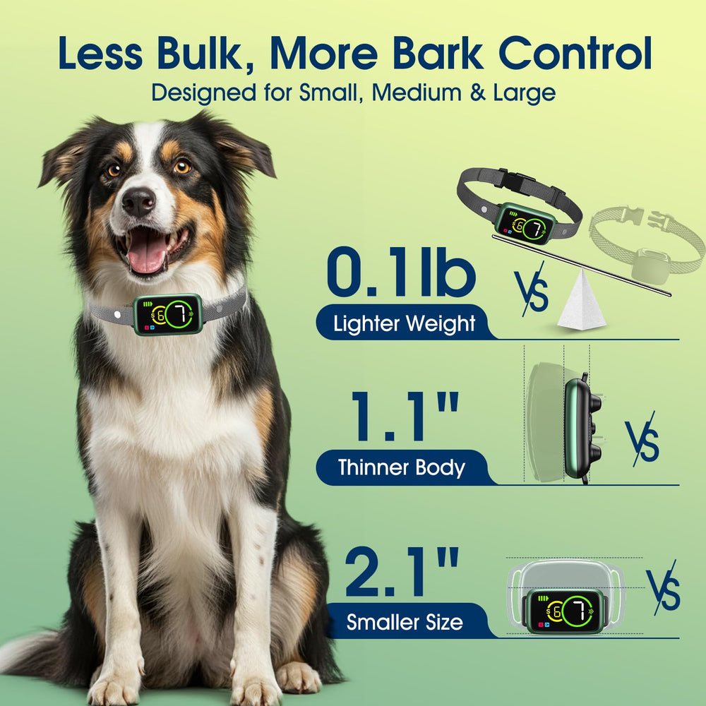 NQQHNN smart bark collar precision detection chip in action