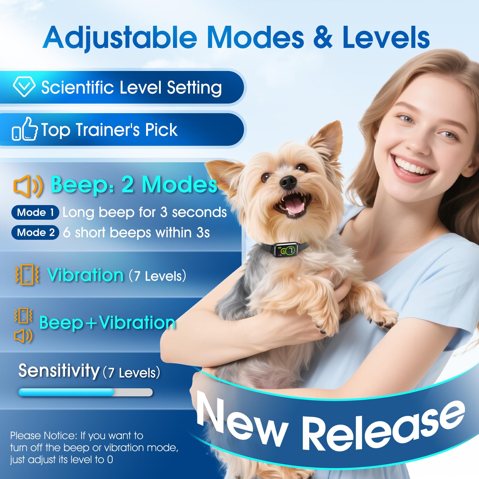 NQQHNN humane beep and vibration correction for calm walks