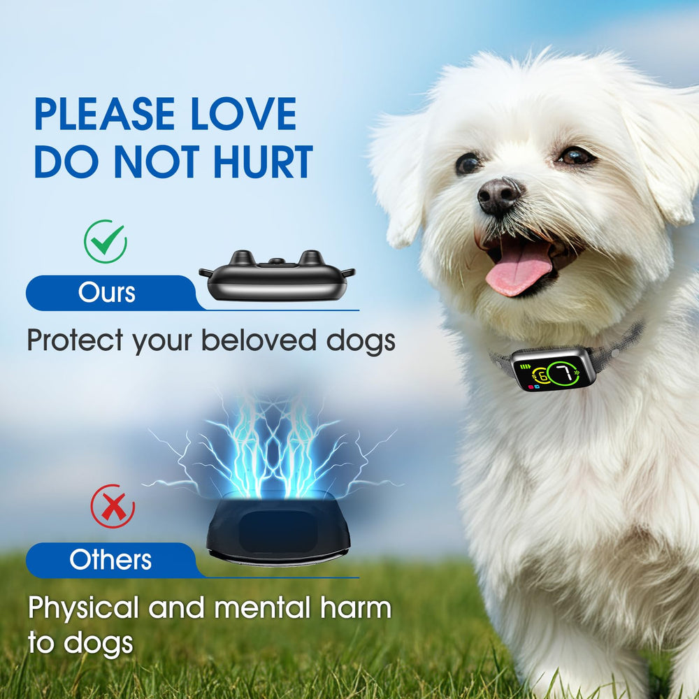 NQQHNN Sleek modern bark collar design fits daily life with performance