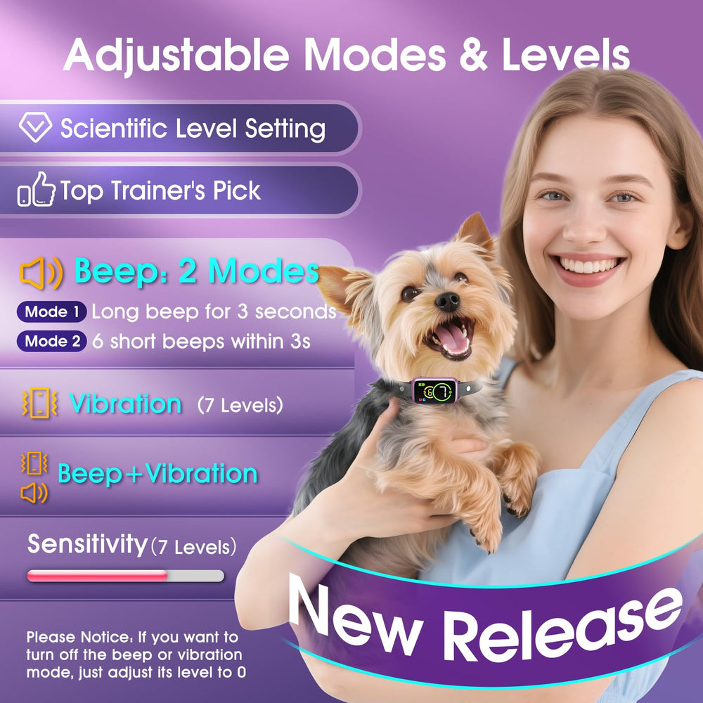 NQQHNN smart dog bark collar medium-dog-use for calm, controlled training.