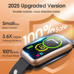 NQQHNN bark collar displays vibration feedback for calm correction.
