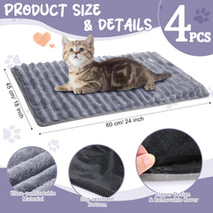 Nuanchu 4-pack self-warming pads shown for multi-pet warmth.