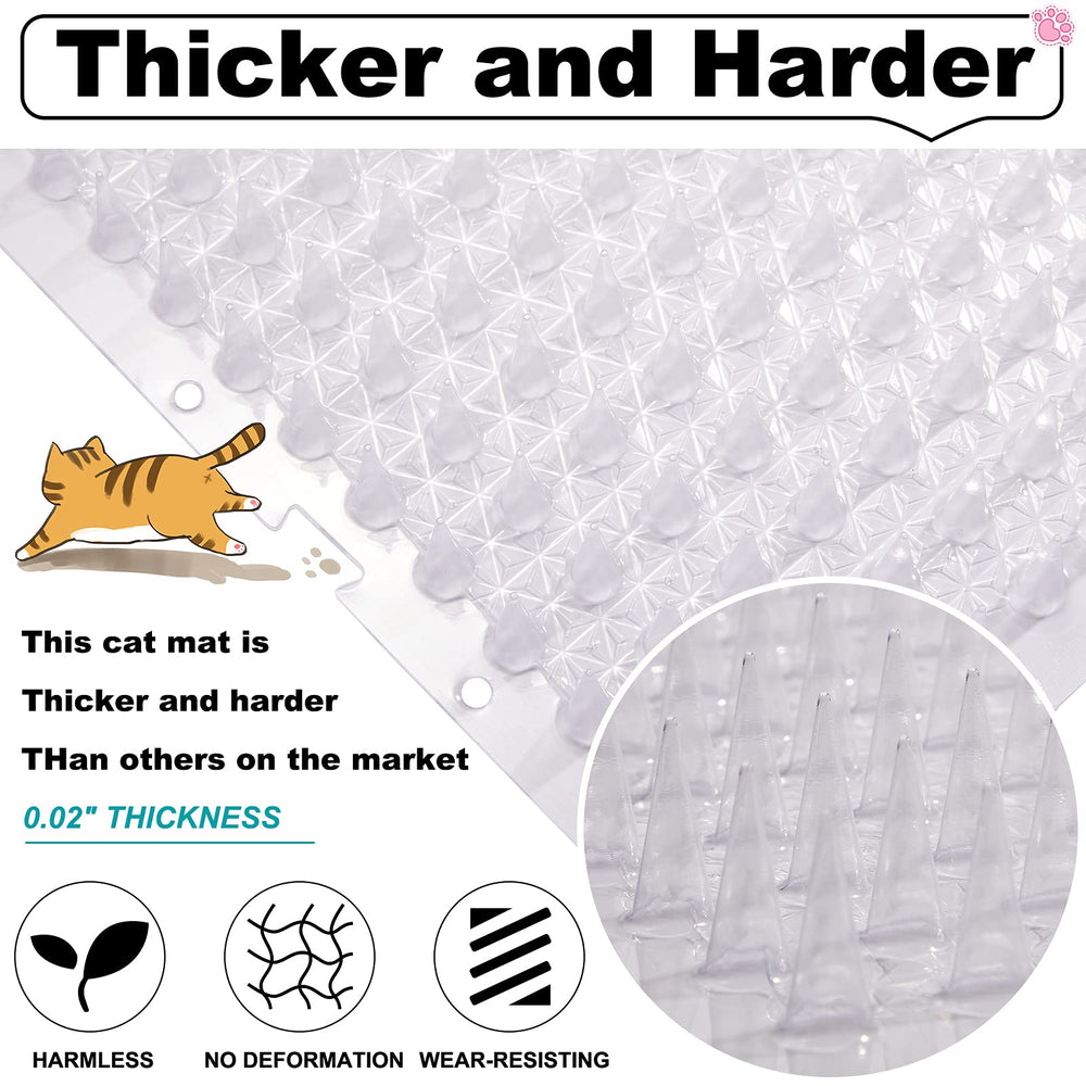 Nuanchu cat deterrent mat garden door setup supports pet-free entry.