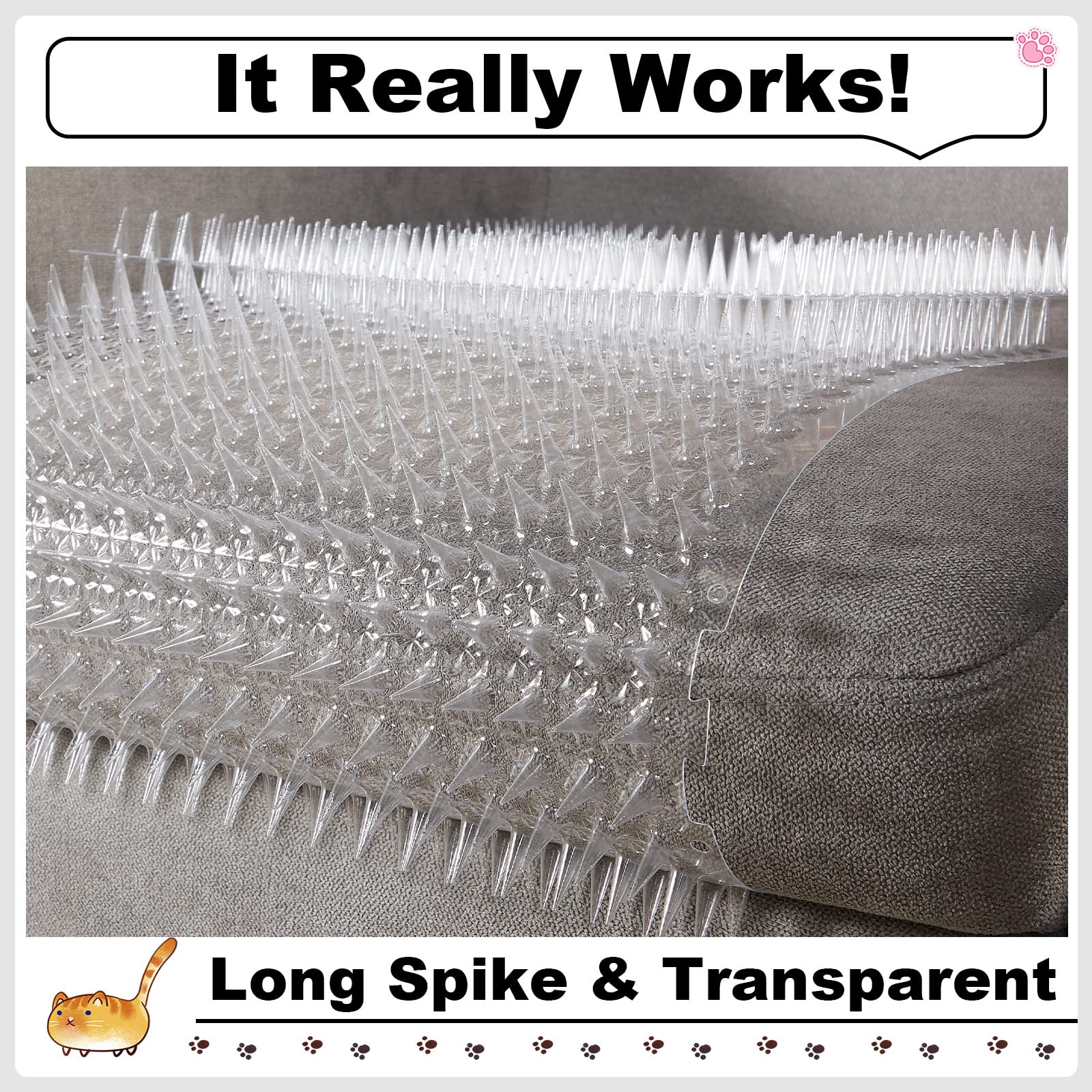 Nuanchu cat repellent mat on couch protector keeps fabric safe
