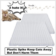 Nuanchu cat repellent mat on sofa provides discreet pet deterrence for furniture