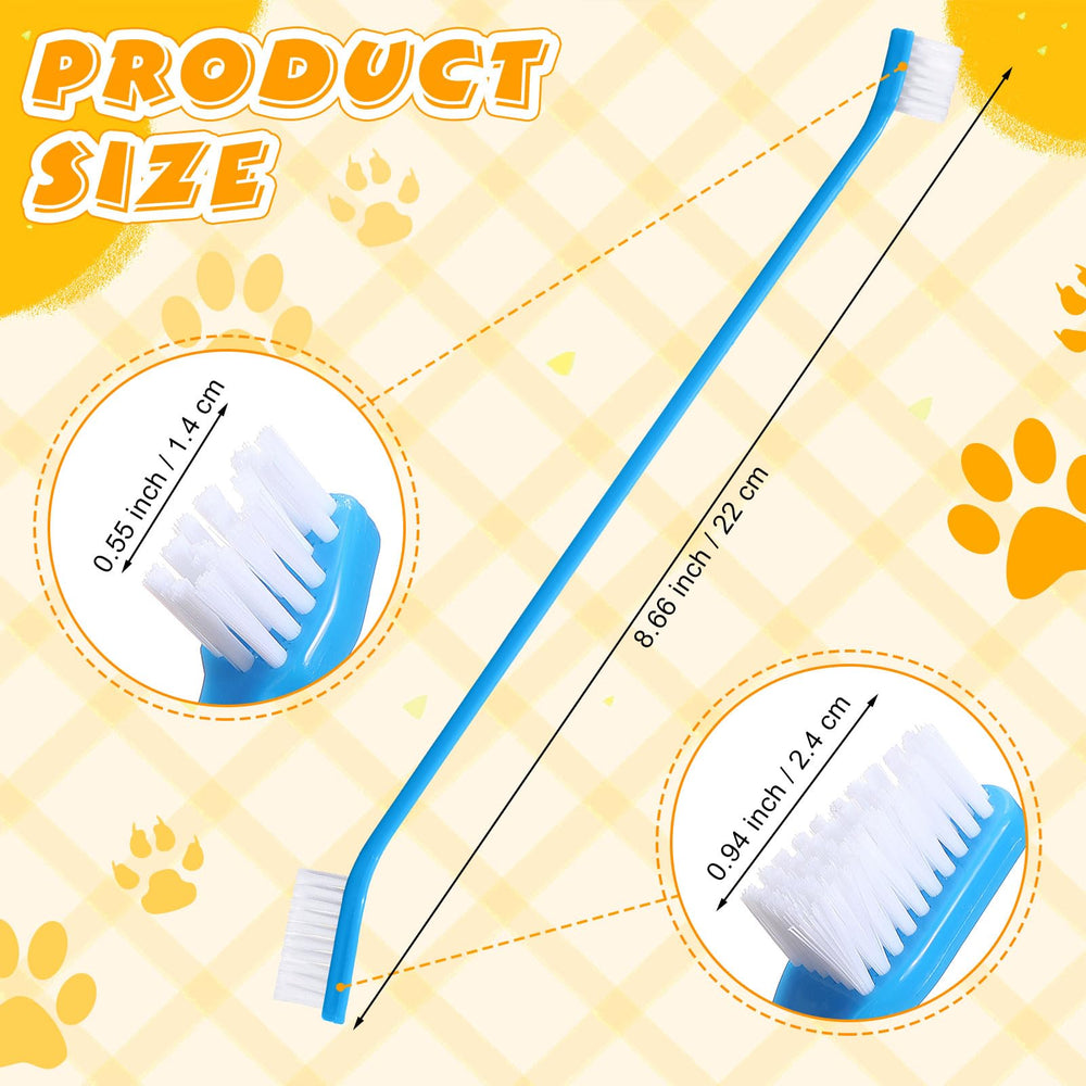 Nuenen dual-headed brush with large and small heads for versatile pet brushing.