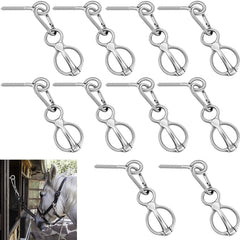 Nuenen horse tie ring set in silver shows durable stainless steel construction for daily use.