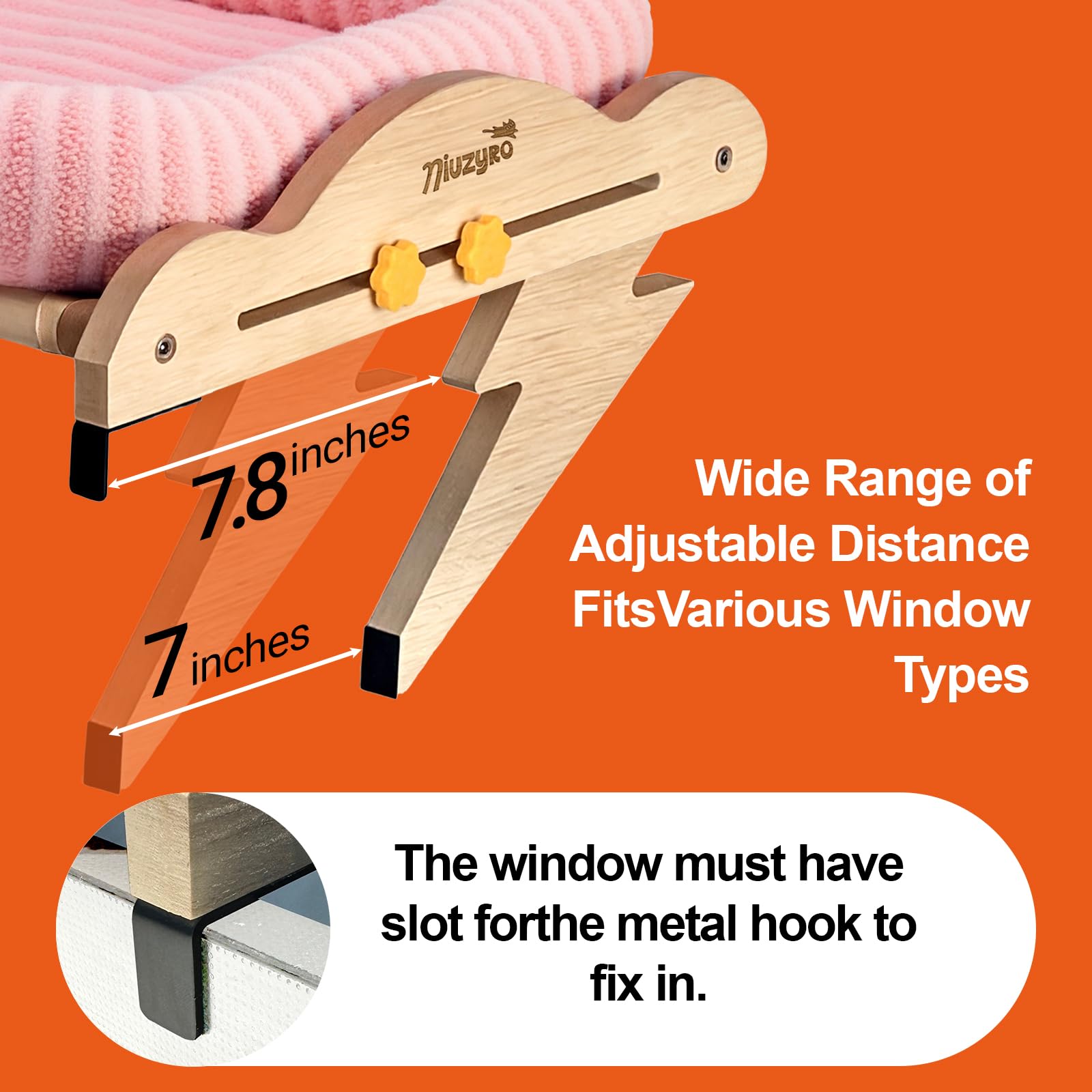 NIUZYRO heating-pad space enables optional warmth for cold days.