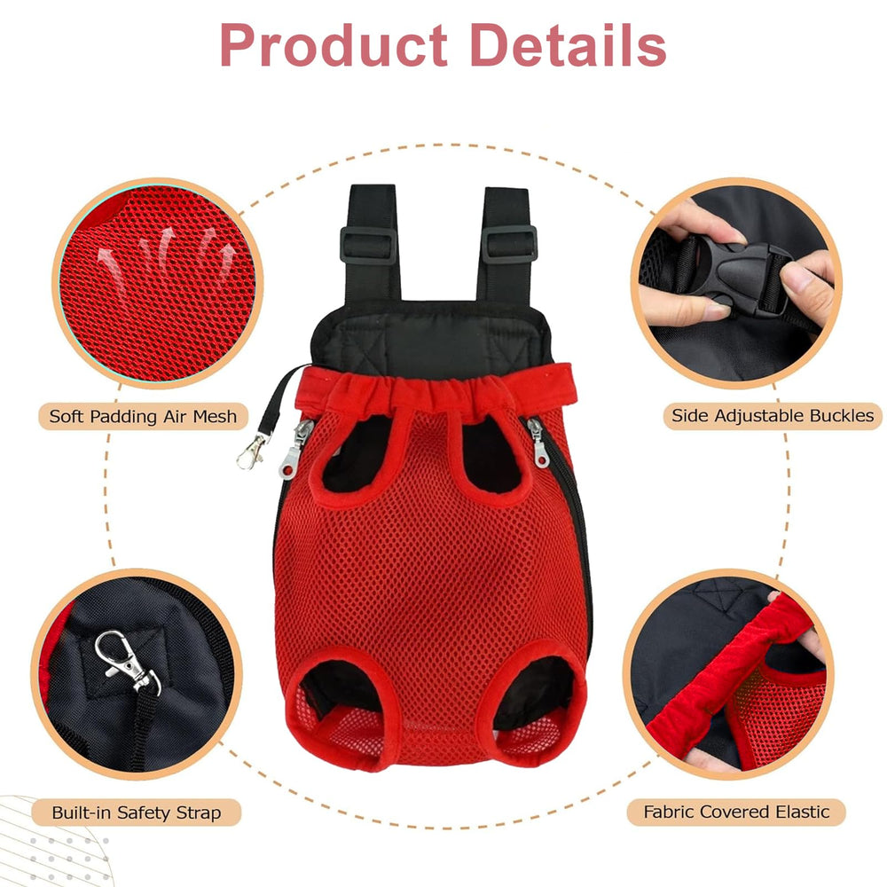 nulala dog carrier backpack side view showing compact design and secure fit.